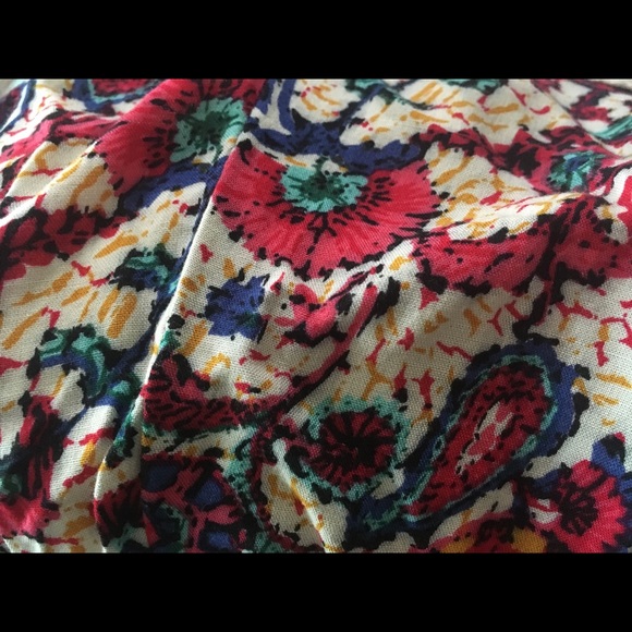 BOHO Shorts💓Pink Paisley Lace Beach Summer Lounge - Picture 5 of 8